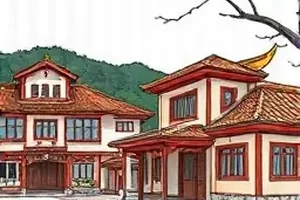 银盐暗房暗红色灯光下的胶片冲洗封面